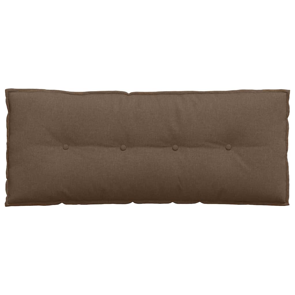 Cuscino per Schiena Marrone 120 x 19 x 50 cm Tessuto