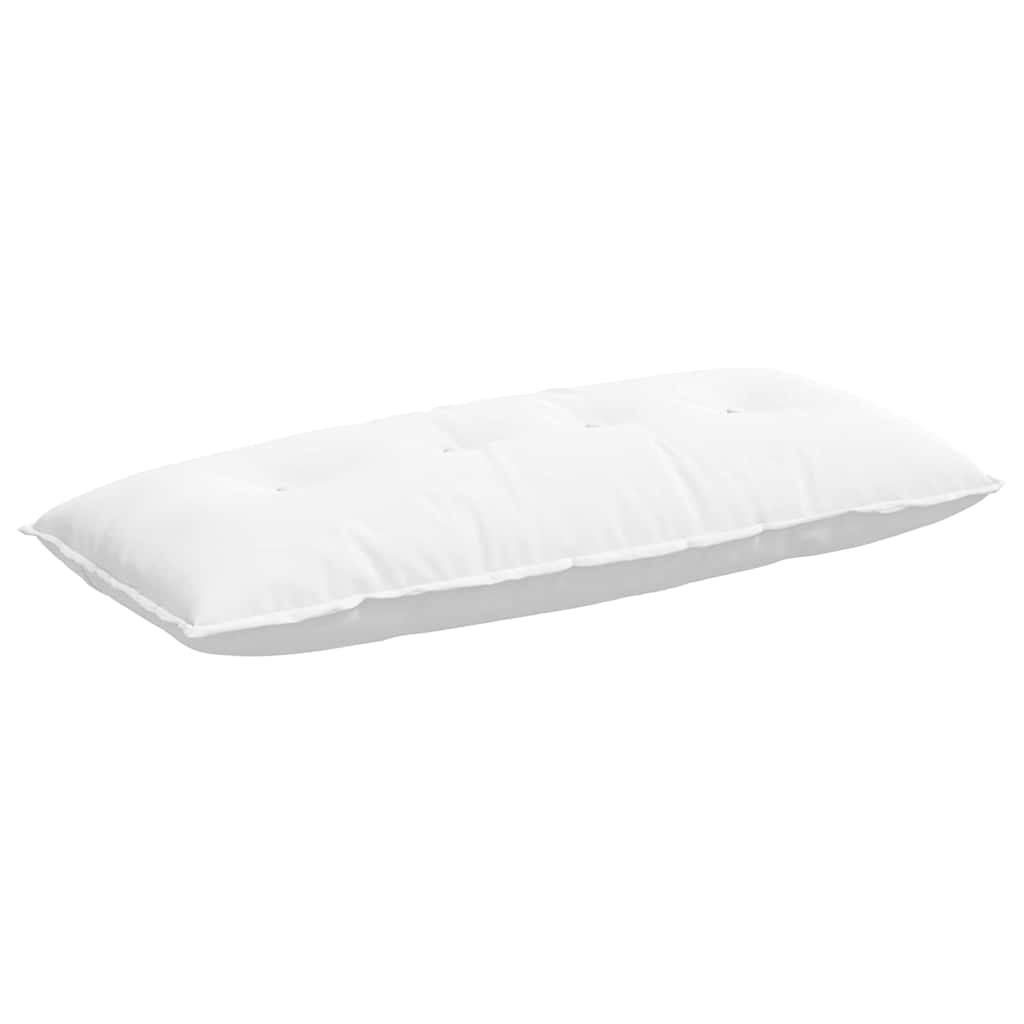 Cuscino per Schiena Bianco 120 x 19 x 50 cm Tessuto