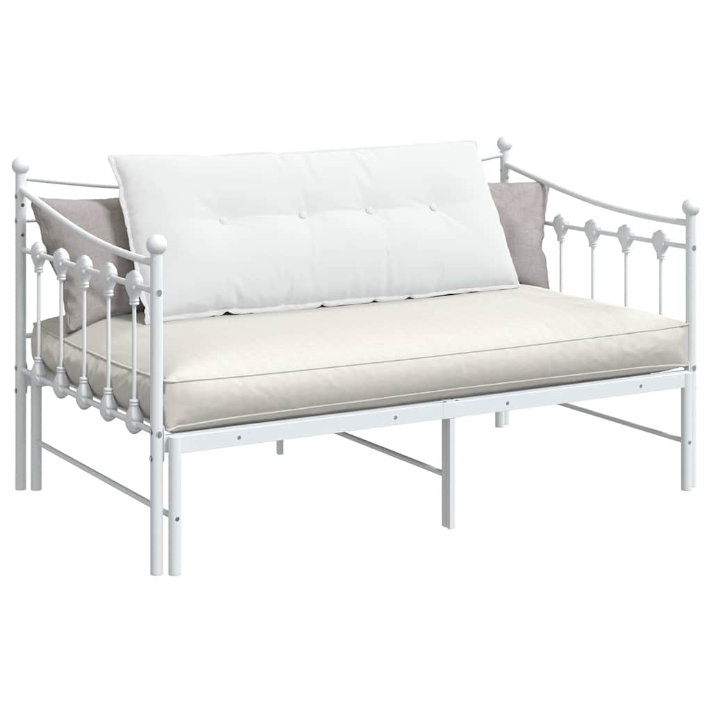 Cuscino per Schiena Bianco 120 x 19 x 50 cm Tessuto