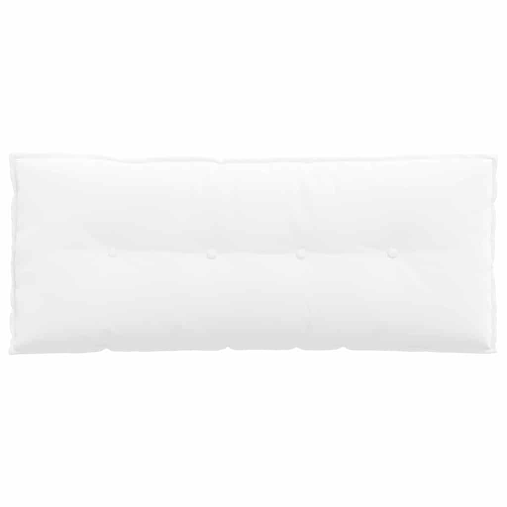 Cuscino per Schiena Bianco 120 x 19 x 50 cm Tessuto
