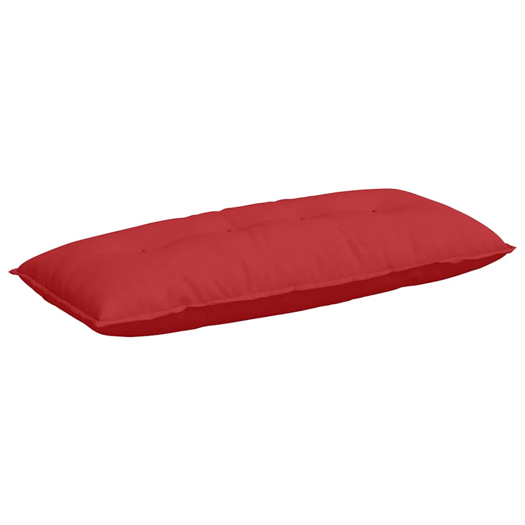 Cuscino per Schiena Rosso 120 x 19 x 50 cm Tessuto