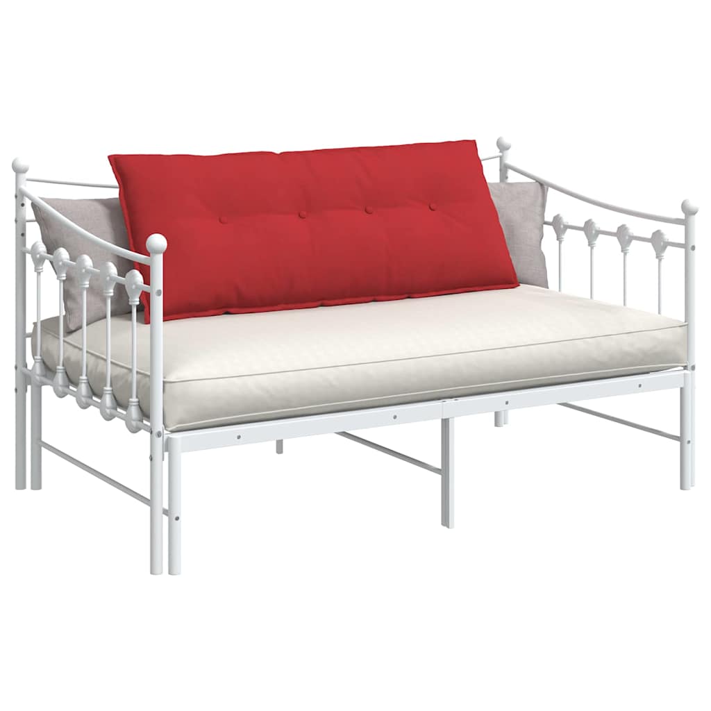 Cuscino per Schiena Rosso 120 x 19 x 50 cm Tessuto