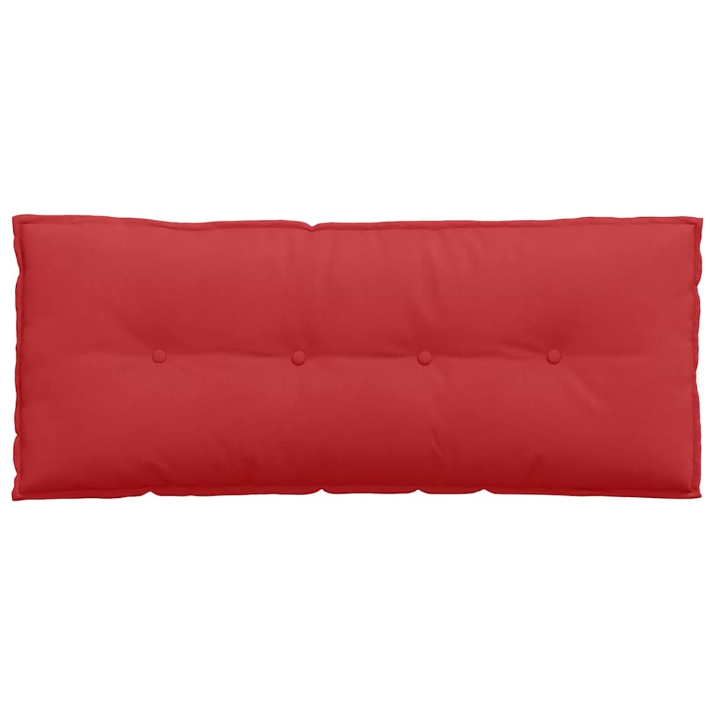 Cuscino per Schiena Rosso 120 x 19 x 50 cm Tessuto