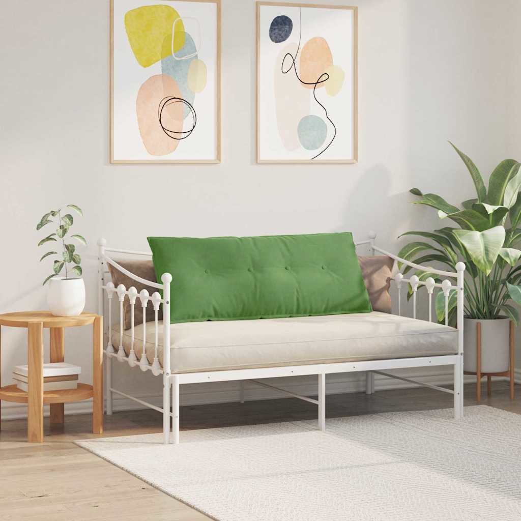 Cuscino per Schiena Verde chiaro 120 x 50 cm Tessuto in Cords
