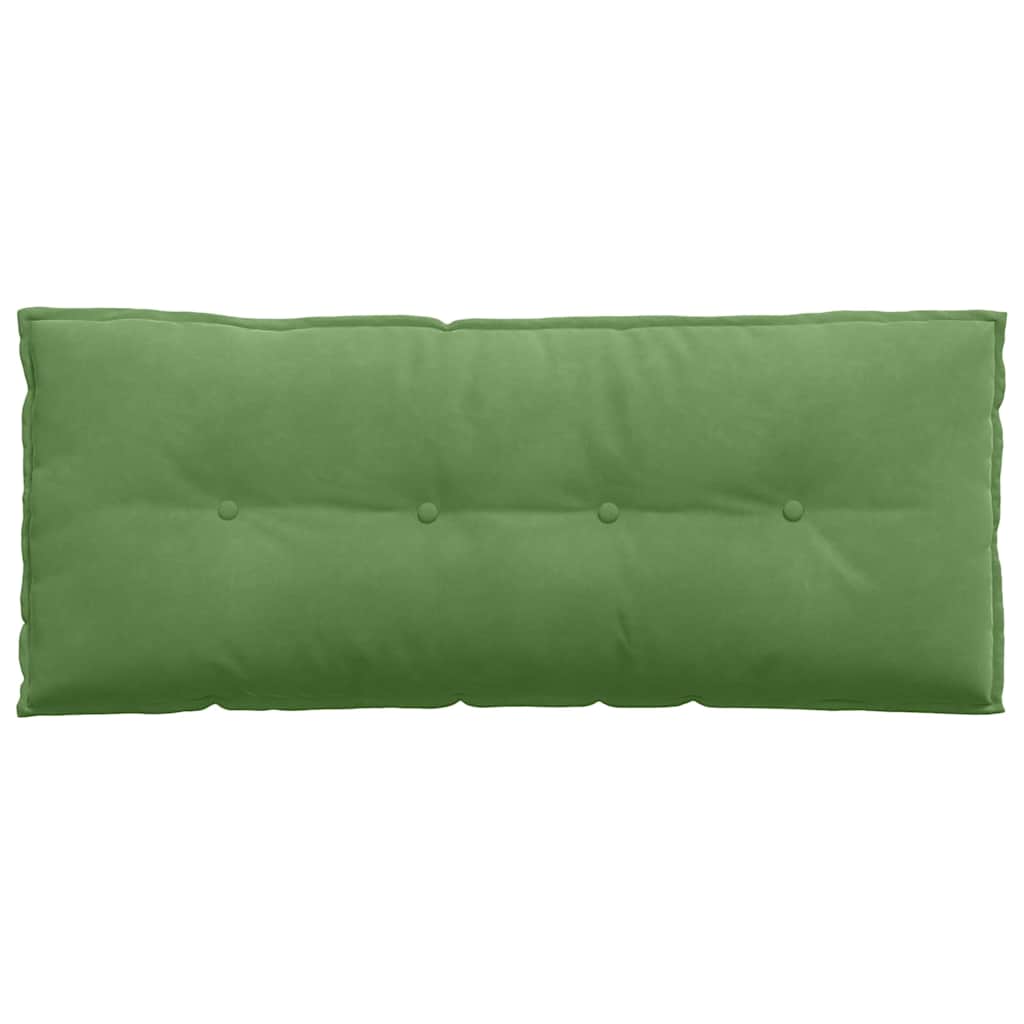 Cuscino per Schiena Verde chiaro 120 x 50 cm Tessuto in Cords