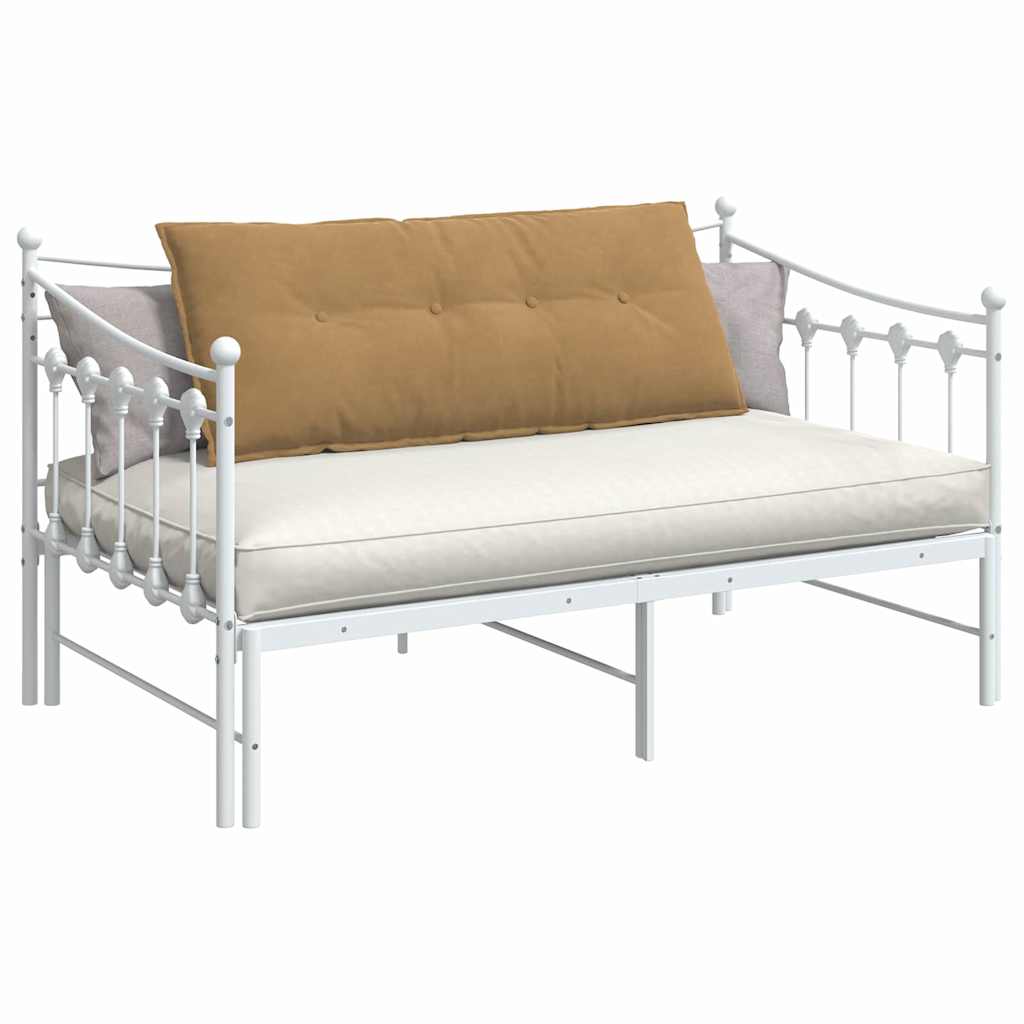 Cuscino per Schiena Marrone 120 x 50 cm Tessuto in Cords