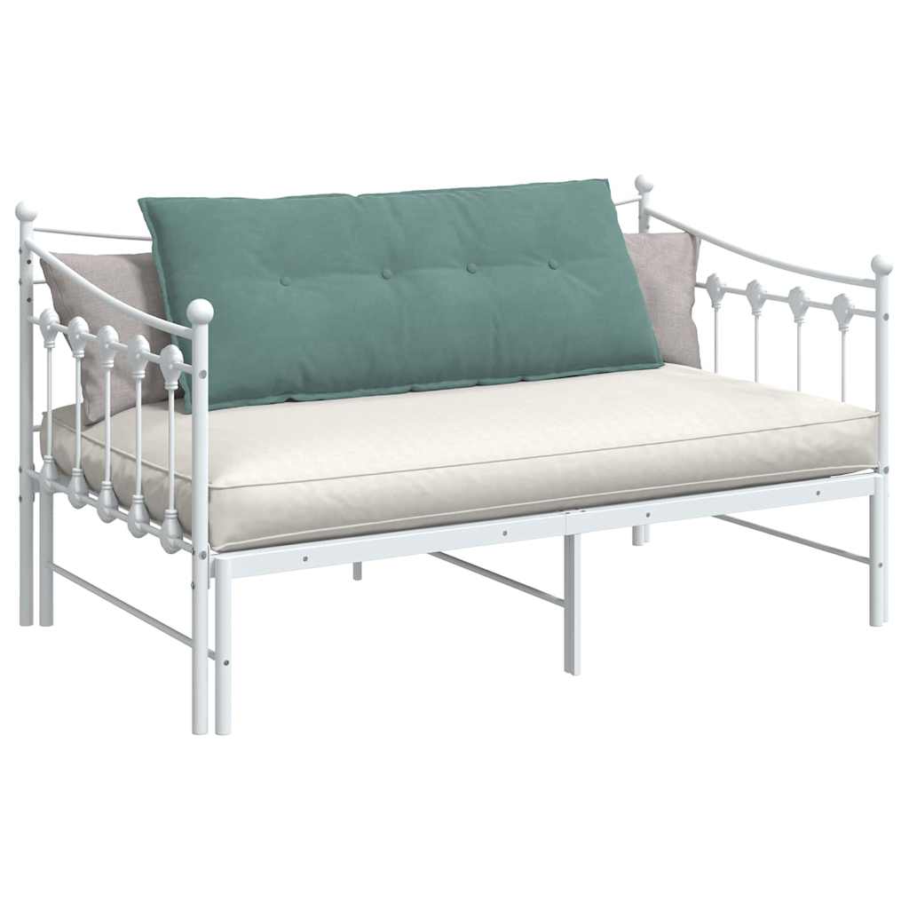 Cuscino per Schiena Verde Mare 120 x 50 cm Tessuto in Cords