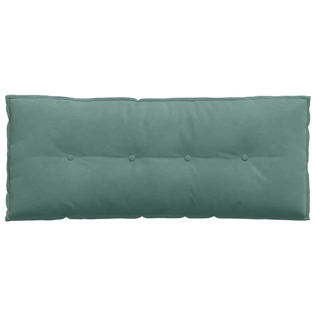 Cuscino per Schiena Verde Mare 120 x 50 cm Tessuto in Cords