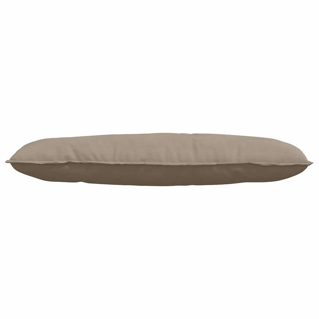 Cuscino per Schiena Tortora 120 x 50 cm Tessuto in Microfibra