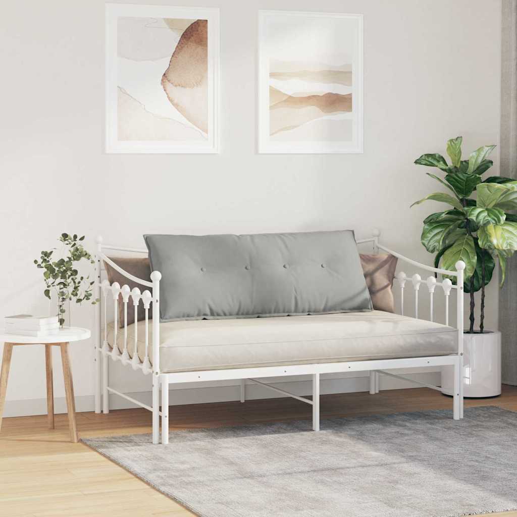 Cuscino per Schiena Grigio Chiaro 120 x 50 cm