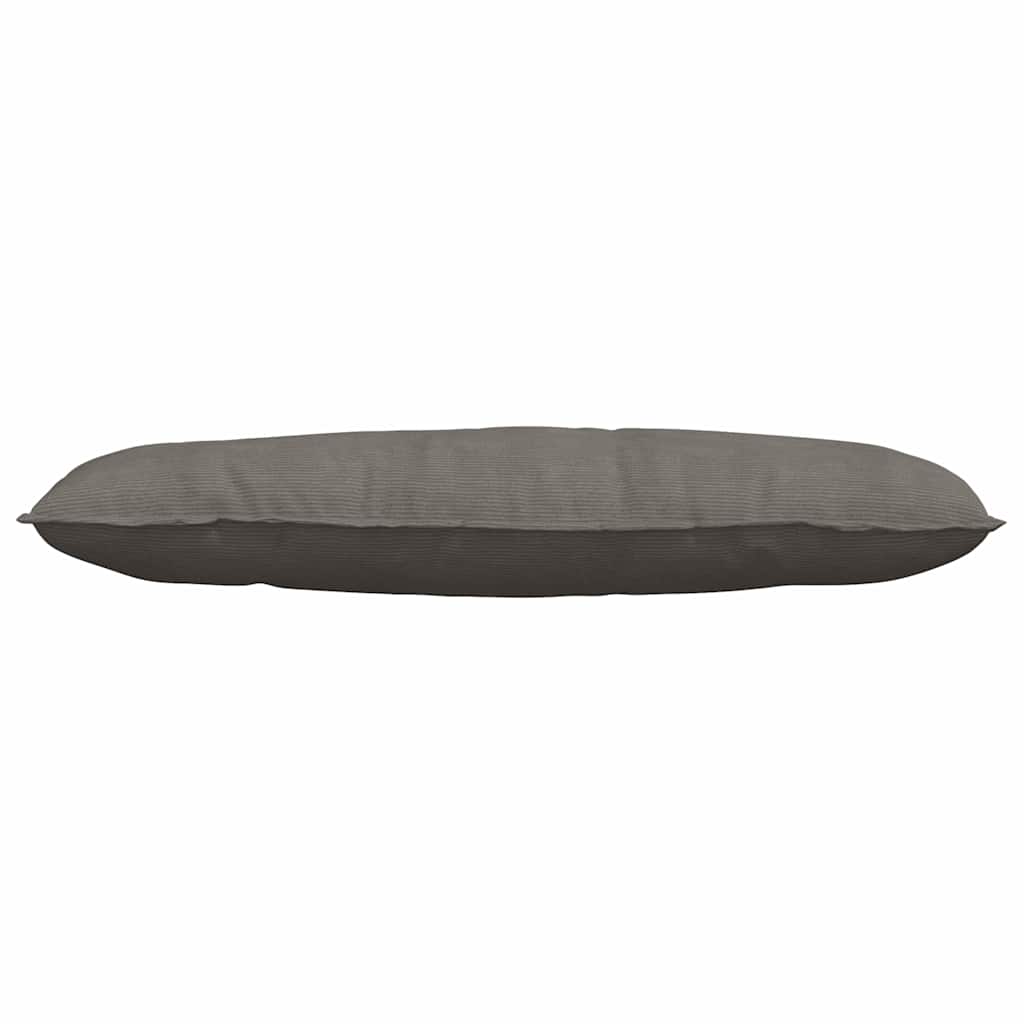 Cuscino per Schiena Grigio Chiaro 120 x 50 cm Tessuto in Cords