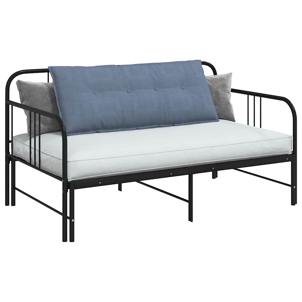 Cuscino per Schiena Blu 120 x 50 cm Tessuto in Cords