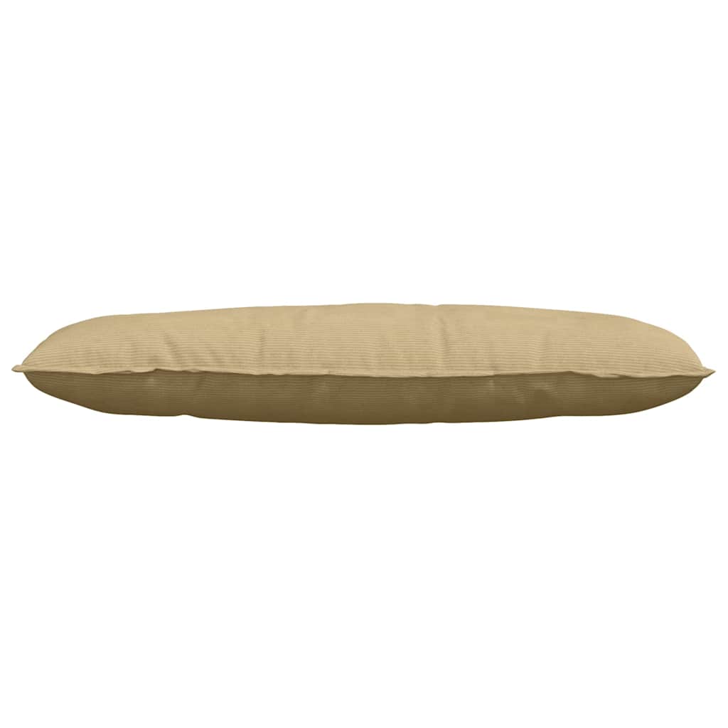Cuscino per Schiena Grigio Verde 120 x 50 cm Tessuto in Cords