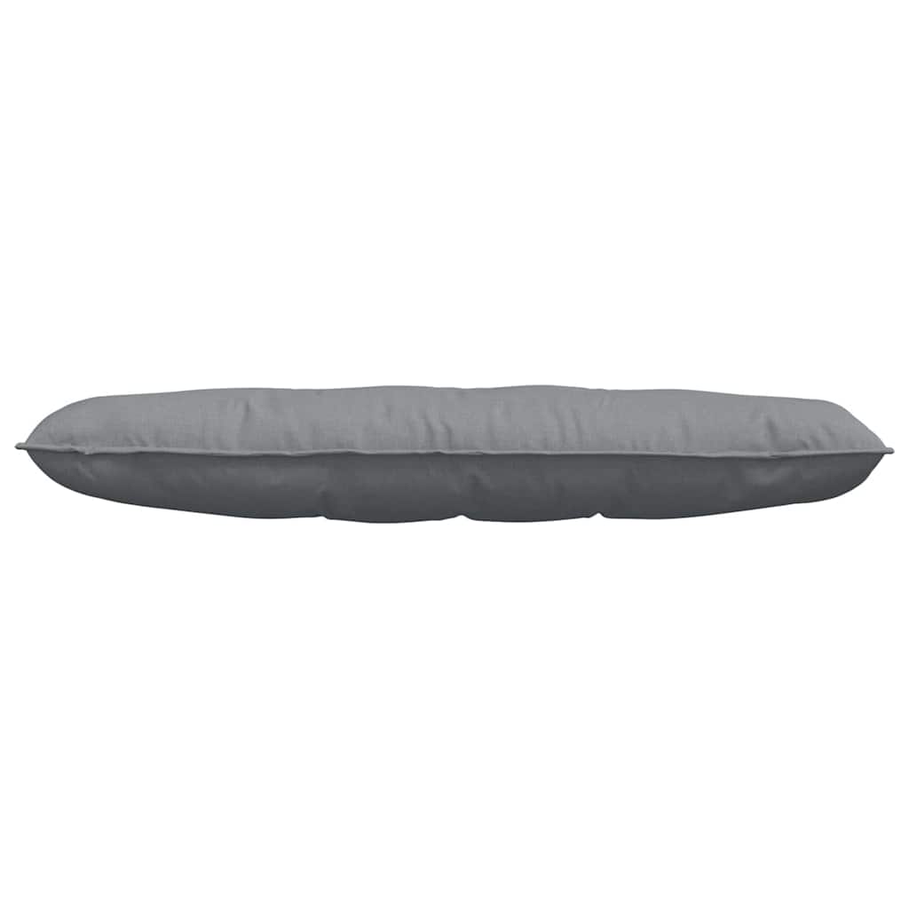 Cuscino per Schiena Grigio chiaro 140 x 19 x 50 cm Tessuto