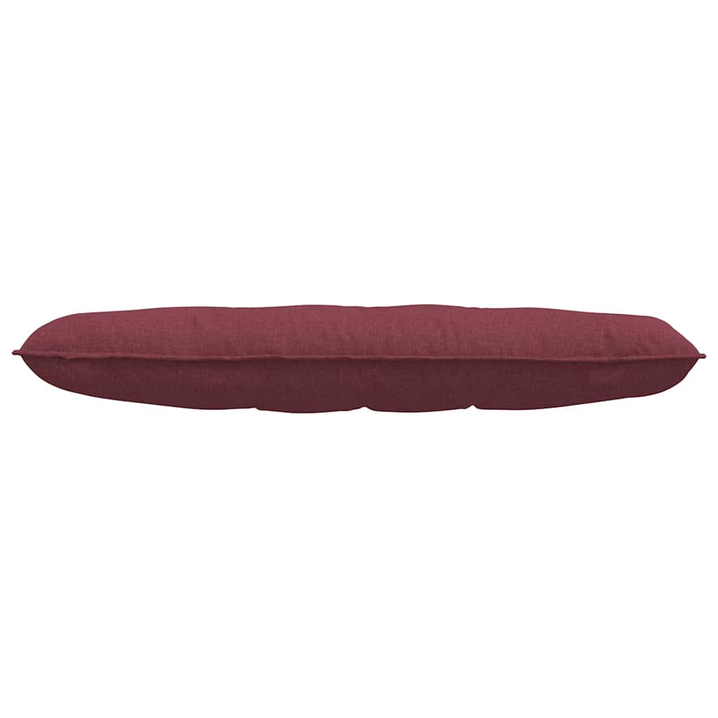 Cuscino per Schiena Rosso Vino 140 x 19 x 50 cm Tessuto
