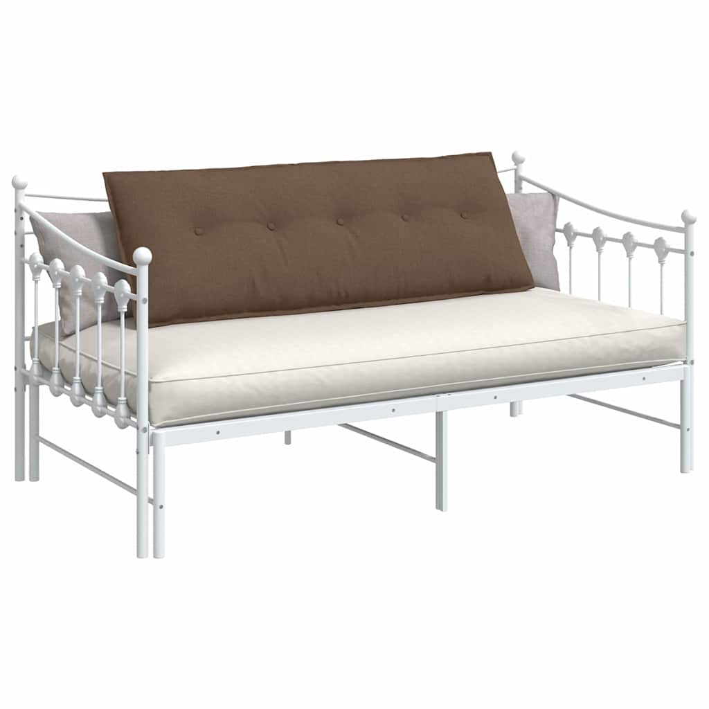 Cuscino per Schiena Marrone 140 x 19 x 50 cm Tessuto