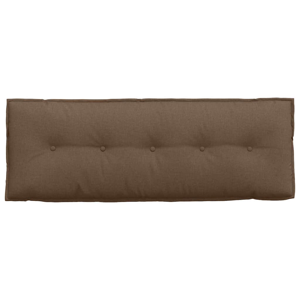 Cuscino per Schiena Marrone 140 x 19 x 50 cm Tessuto