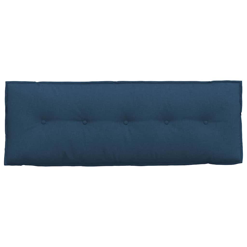 Cuscino per Schiena Blu 140 x 19 x 50 cm Tessuto