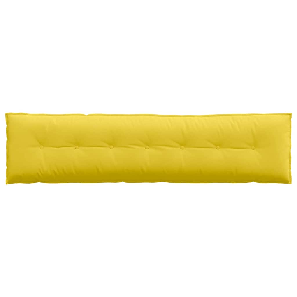 Cuscino per Schiena Giallo Chiaro 140 x 19 x 50 cm Tessuto