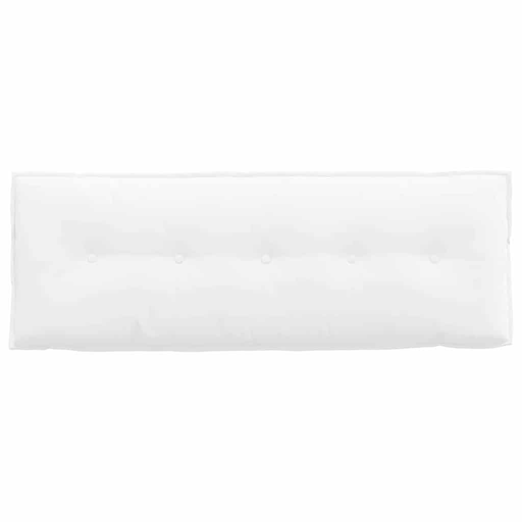 Cuscino per Schiena Bianco 140 x 19 x 50 cm Tessuto