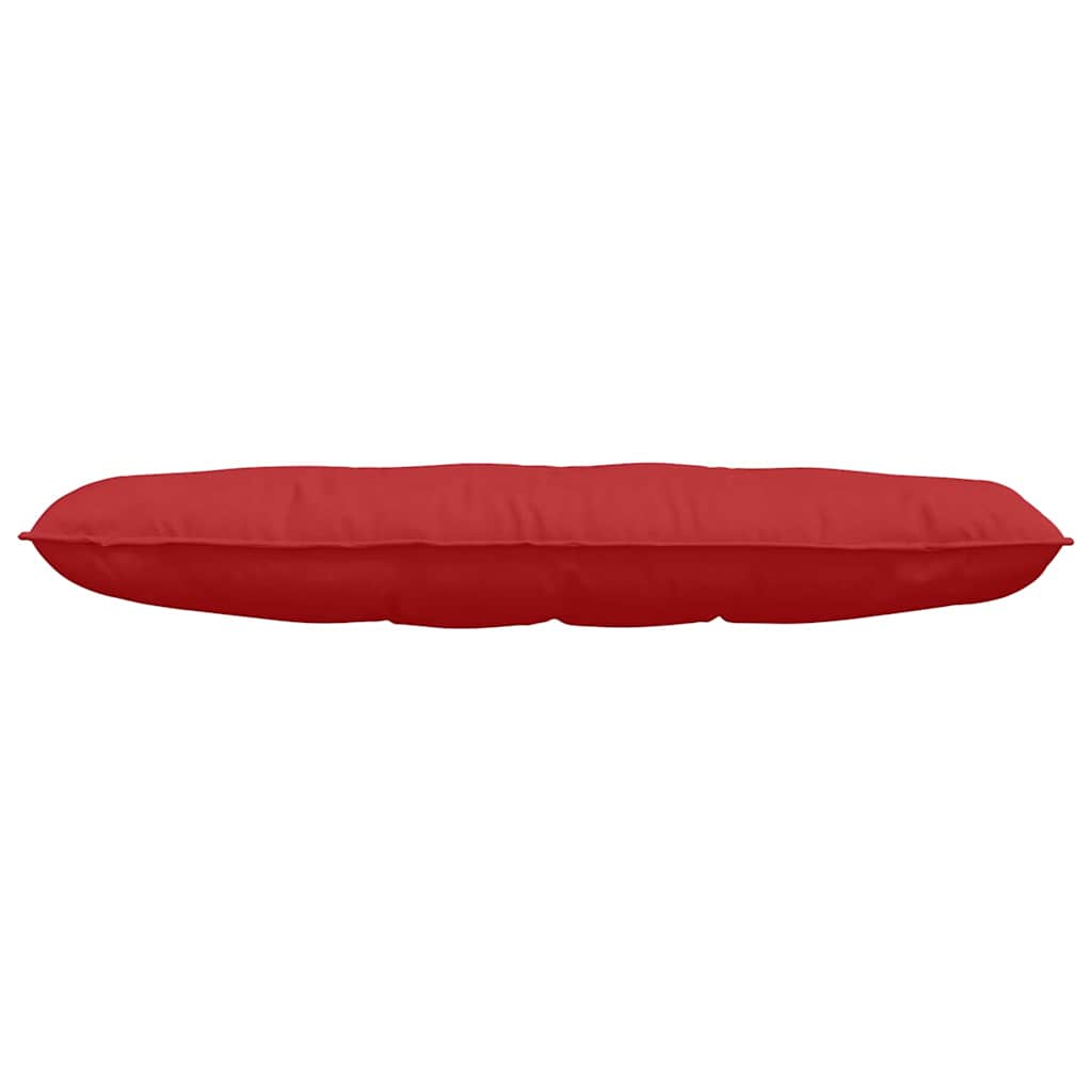 Cuscino per Schiena Rosso 140 x 19 x 50 cm Tessuto
