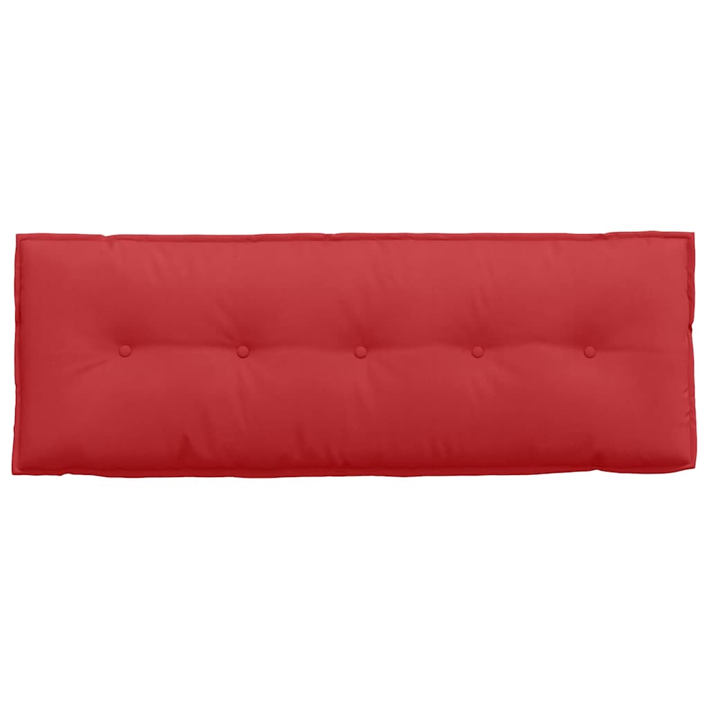Cuscino per Schiena Rosso 140 x 19 x 50 cm Tessuto