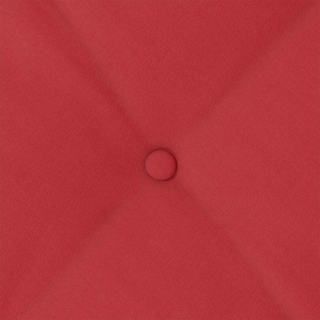 Cuscino per Schiena Rosso 140 x 19 x 50 cm Tessuto