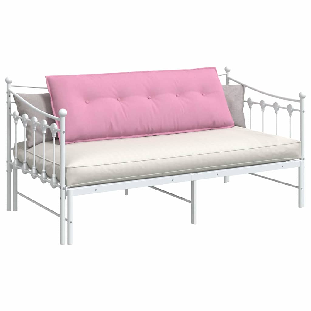 Cuscino per Schiena Rosa 140 x 19 x 50 cm Tessuto