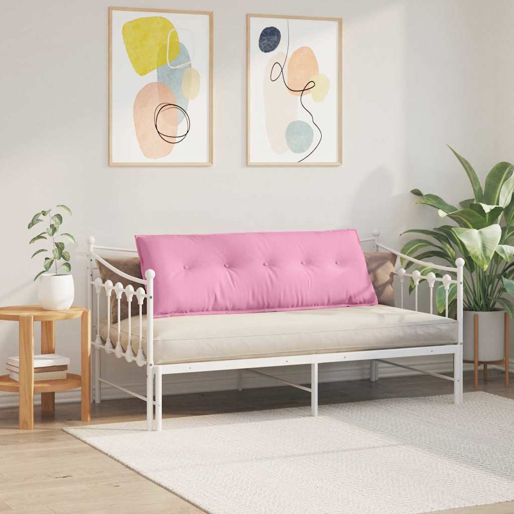 Cuscino per Schiena Rosa 140 x 19 x 50 cm Tessuto