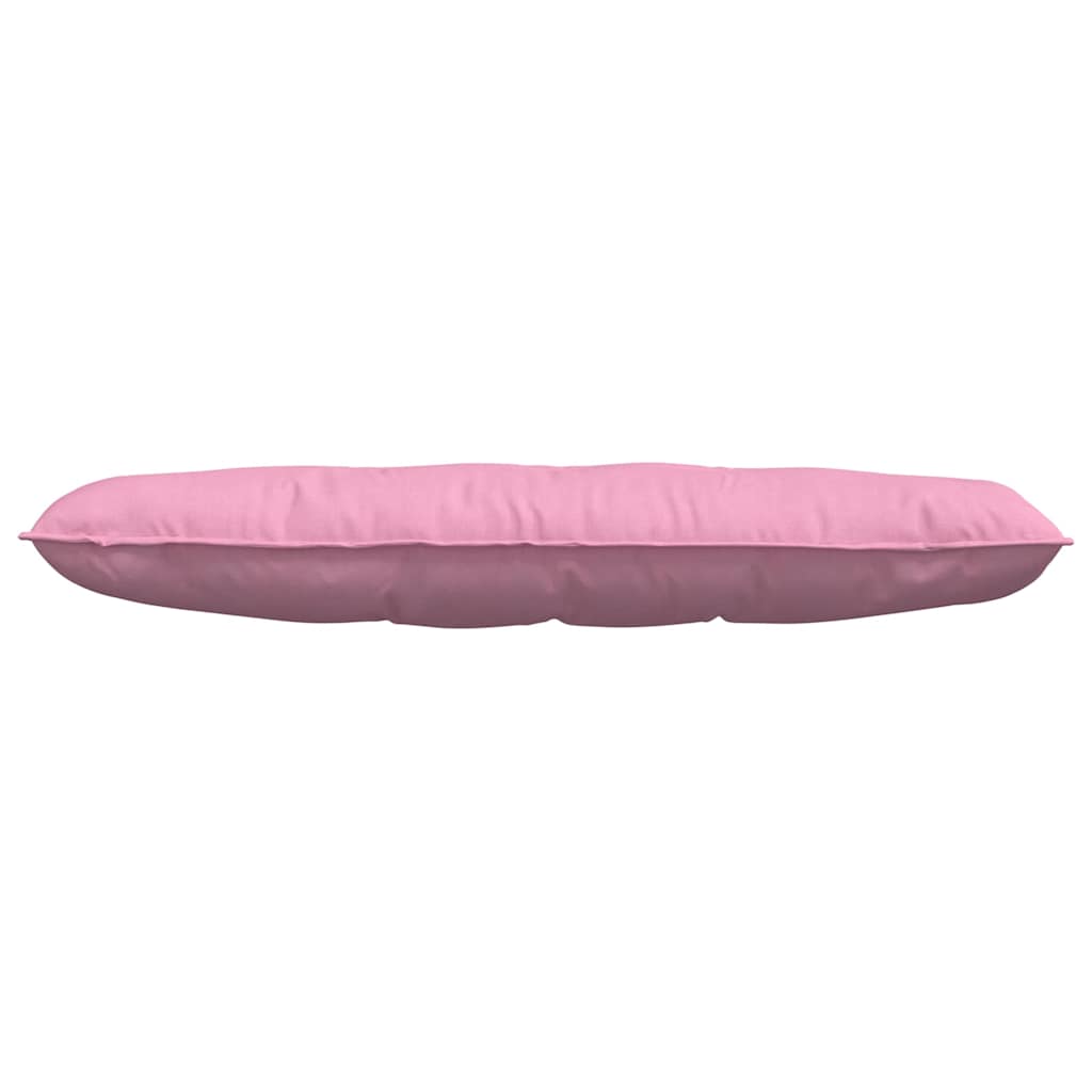 Cuscino per Schiena Rosa 140 x 19 x 50 cm Tessuto