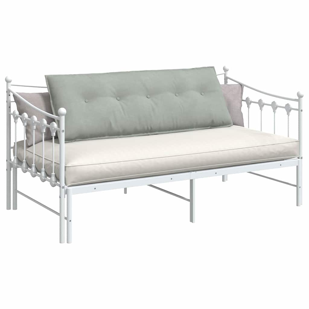 Cuscino per Schiena Grigio Chiaro 140 x 50 cm Tessuto in Cords