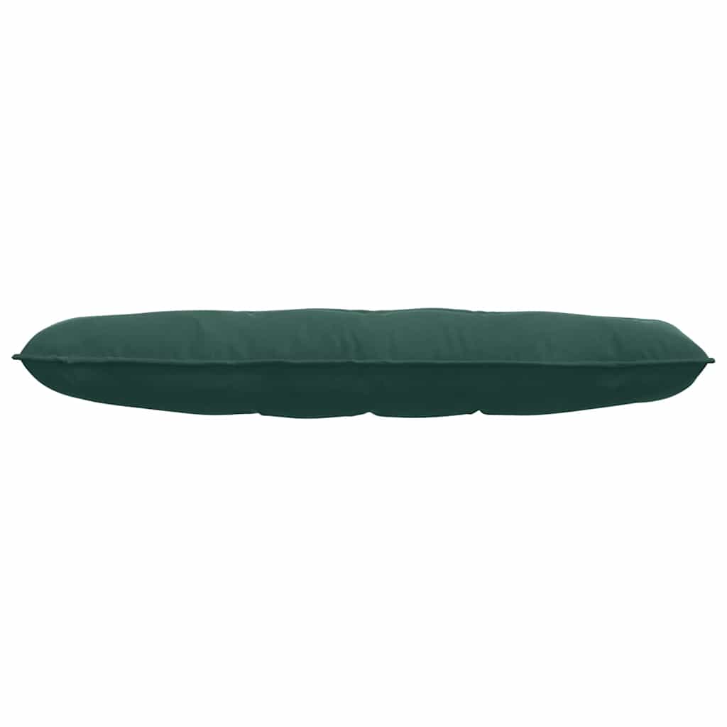 Cuscino per Schiena Verde Scuro 140 x 50 cm Tessuto in Cords