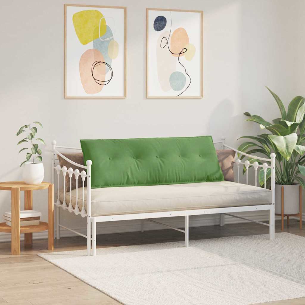 Cuscino per Schiena Verde chiaro 140 x 50 cm Tessuto in Cords