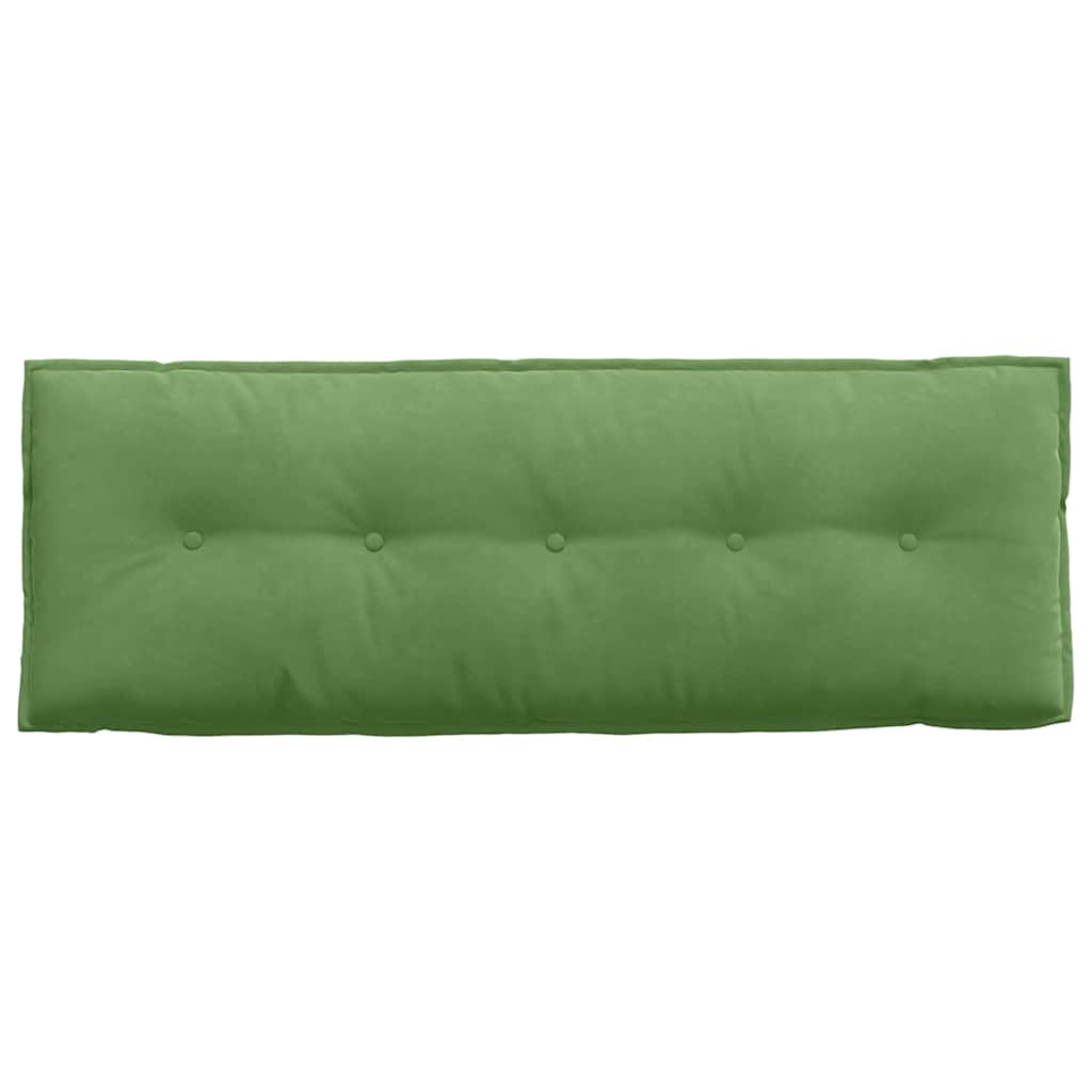 Cuscino per Schiena Verde chiaro 140 x 50 cm Tessuto in Cords