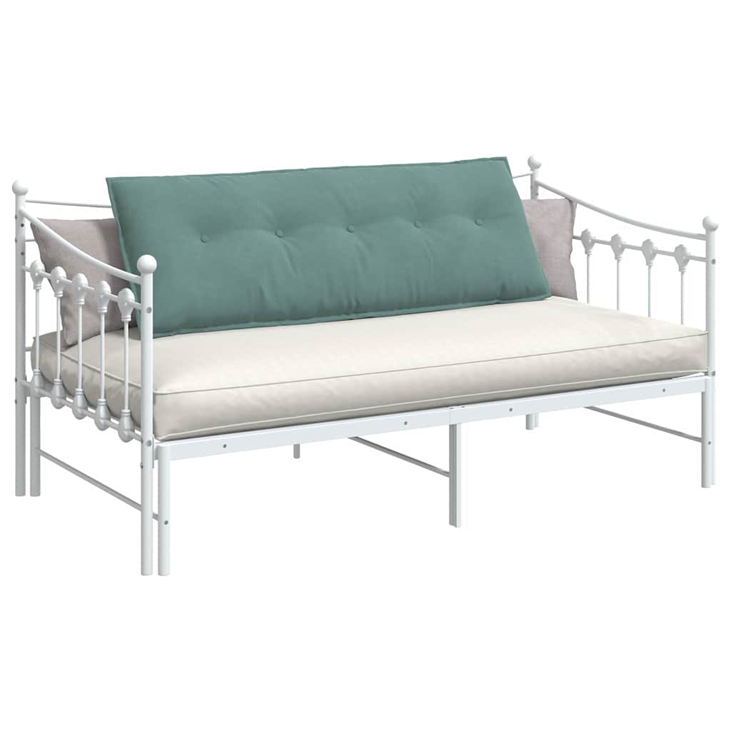 Cuscino per Schiena Verde Mare 140 x 50 cm Tessuto in Cords