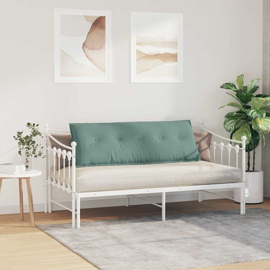 Cuscino per Schiena Verde Mare 140 x 50 cm Tessuto in Cords
