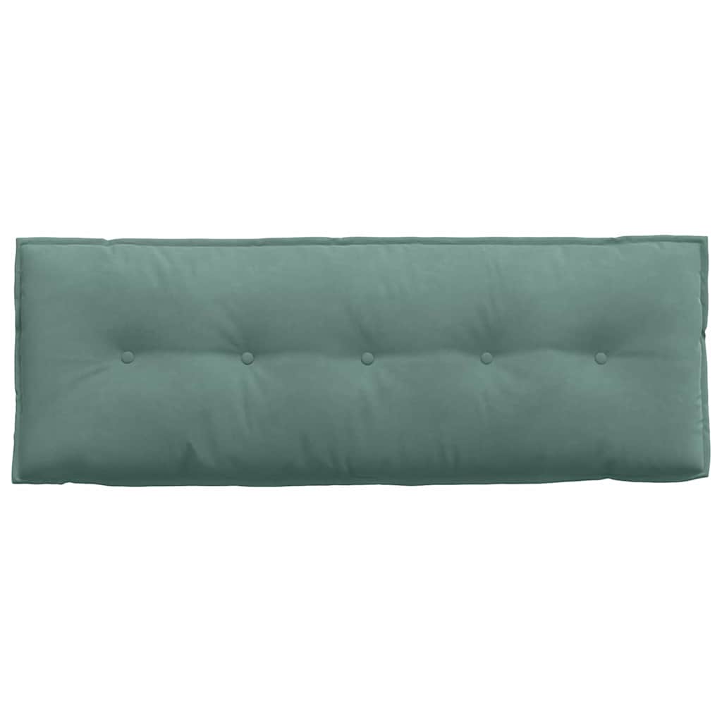Cuscino per Schiena Verde Mare 140 x 50 cm Tessuto in Cords