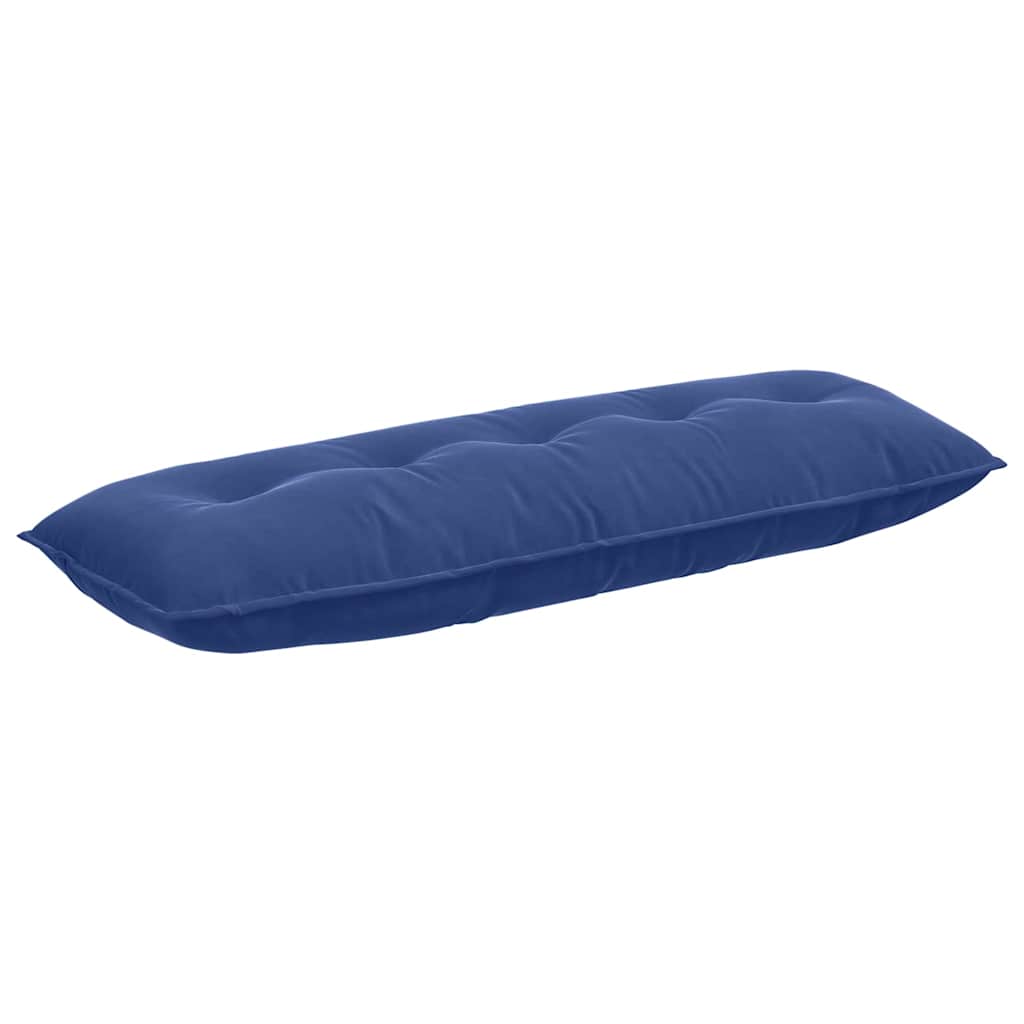 Cuscino per Schiena Blu Polizia 140 x 50 cm Tessuto in Cords