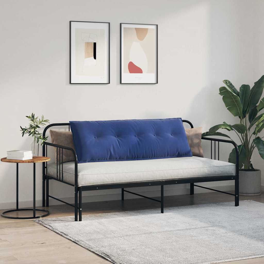 Cuscino per Schiena Blu Polizia 140 x 50 cm Tessuto in Cords