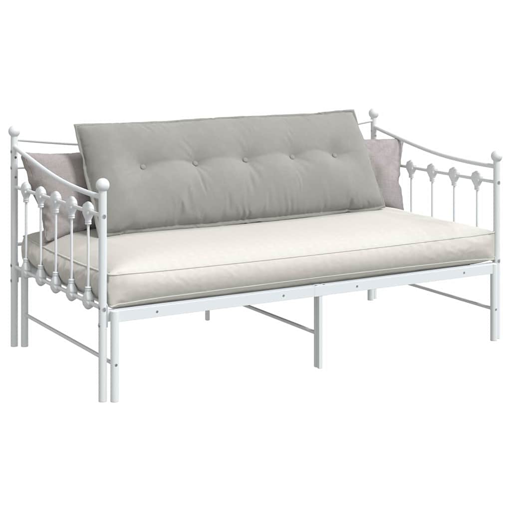 Cuscino per Schiena Grigio Chiaro 140 x 50 cm