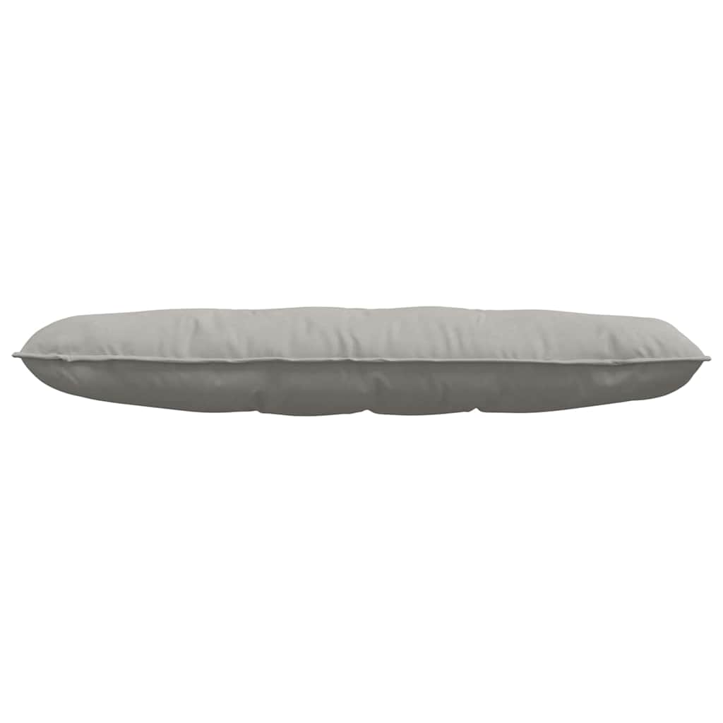 Cuscino per Schiena Grigio Chiaro 140 x 50 cm
