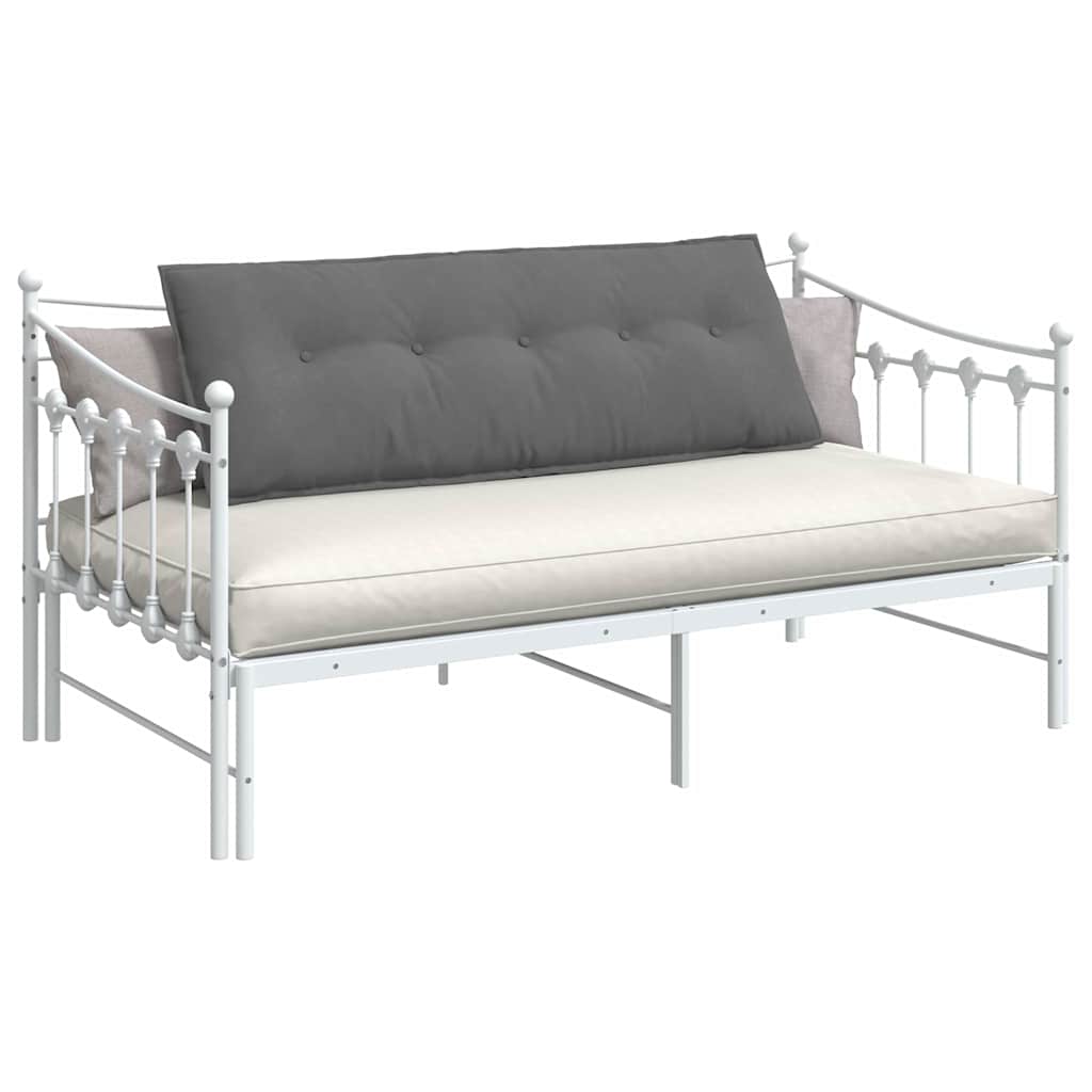 Cuscino per Schiena Grigio Scuro 140 x 50 cm