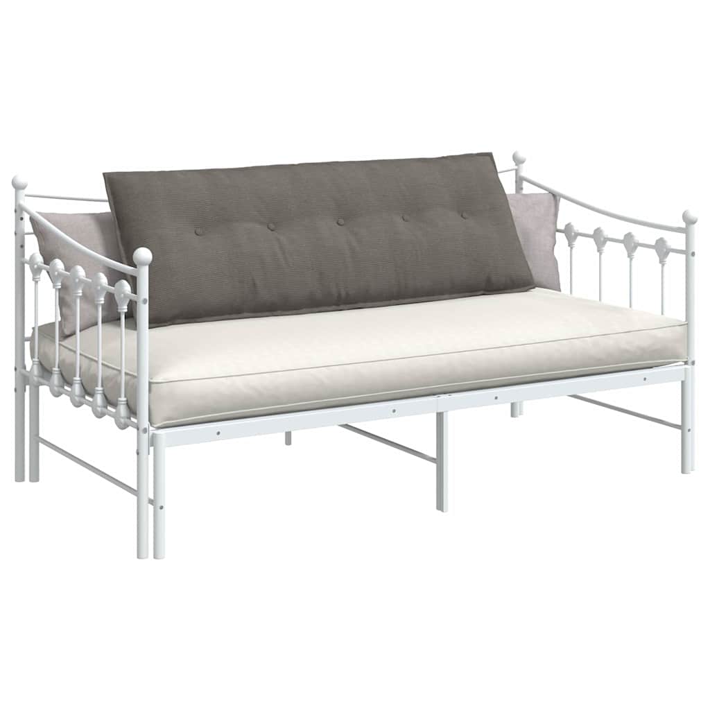 Cuscino per Schiena Grigio Chiaro 140 x 50 cm Tessuto in Cords