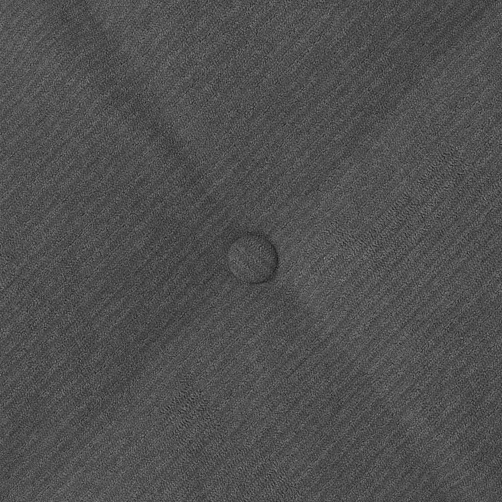Cuscino per Schiena Grigio Scuro 140 x 50 cm Tessuto in Cords