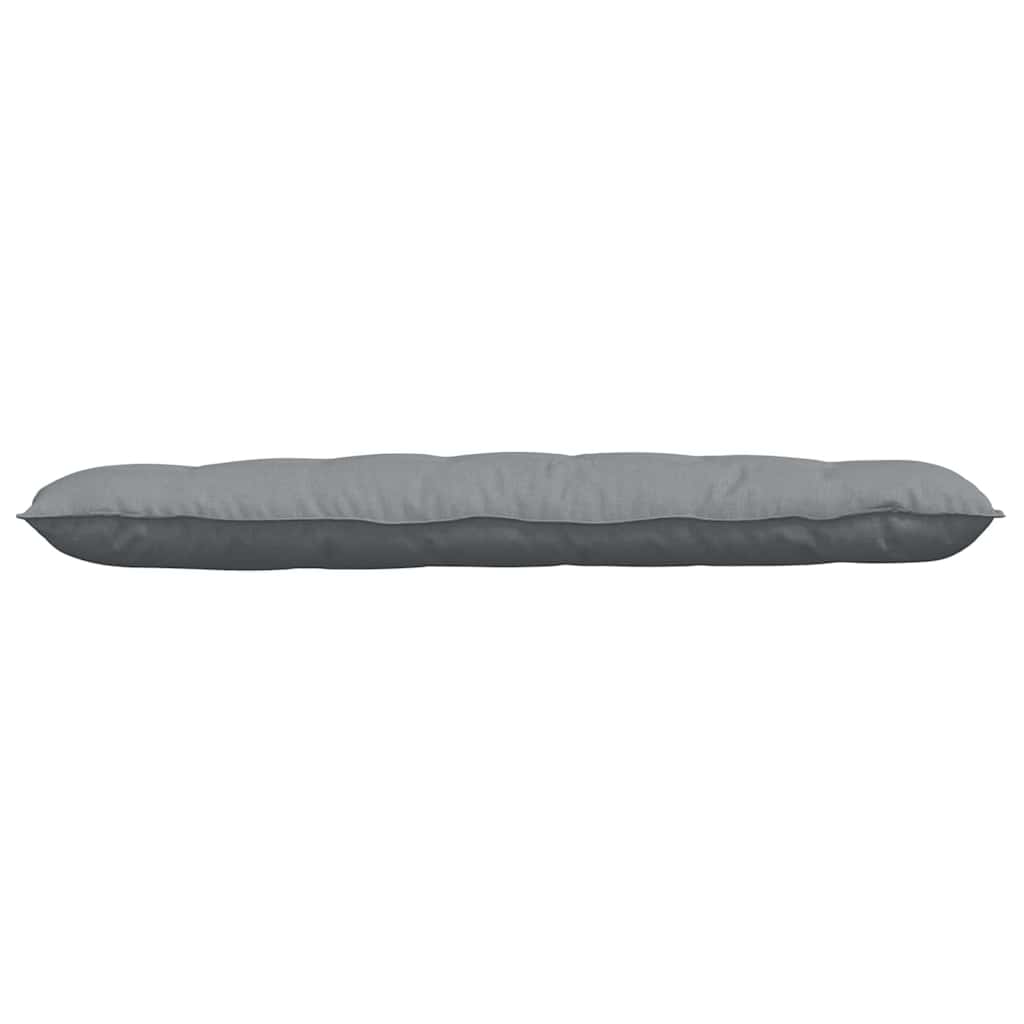 Cuscino per Schiena Grigio chiaro 160 x 19 x 50 cm Tessuto