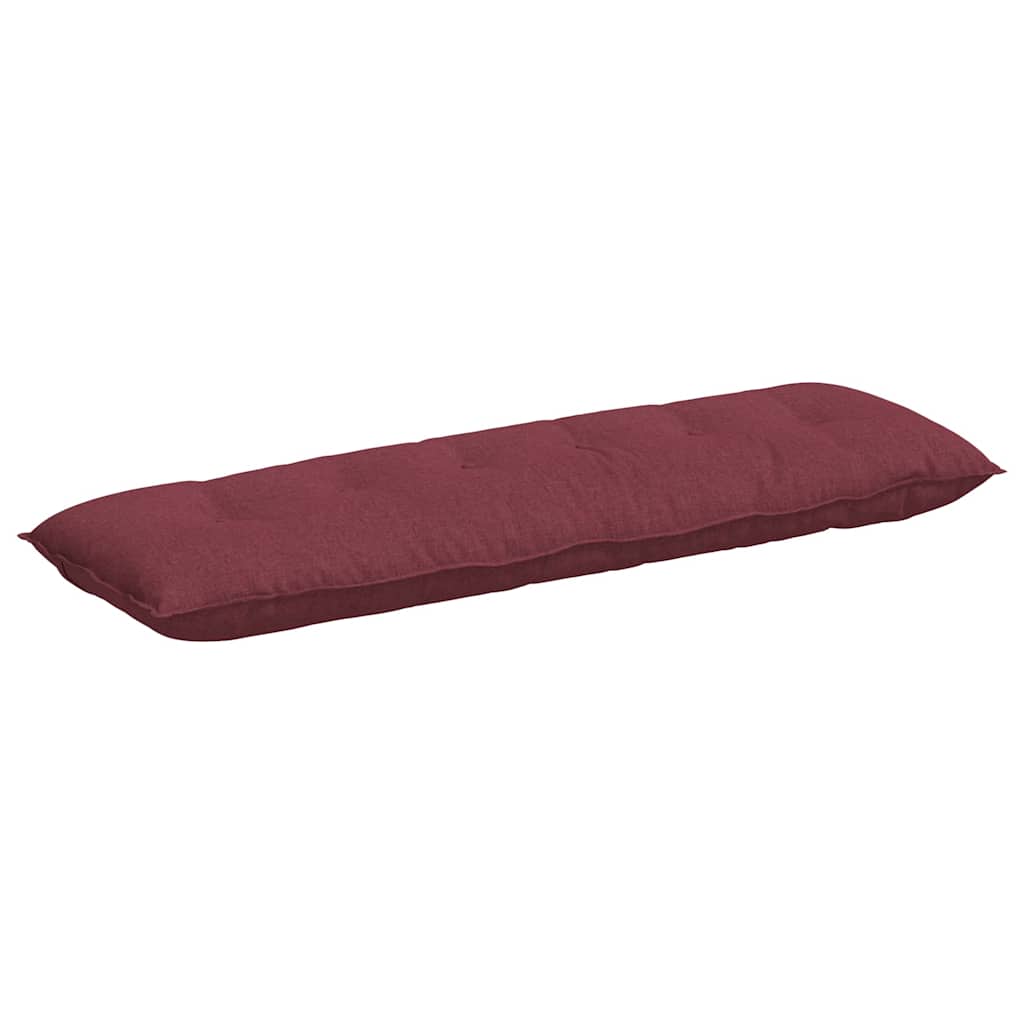 Cuscino per Schiena Rosso Vino 160 x 19 x 50 cm Tessuto