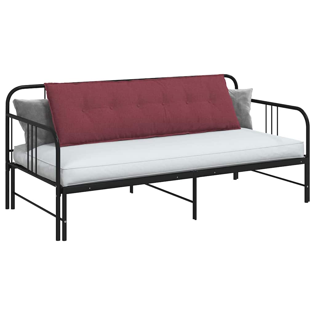 Cuscino per Schiena Rosso Vino 160 x 19 x 50 cm Tessuto
