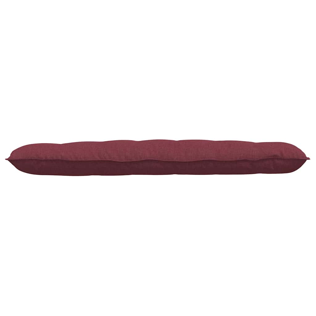 Cuscino per Schiena Rosso Vino 160 x 19 x 50 cm Tessuto