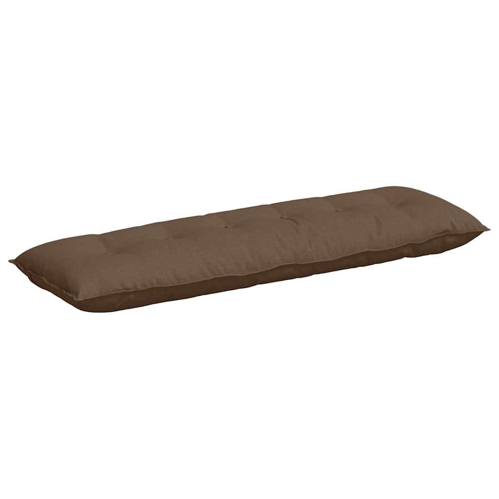 Cuscino per Schiena Marrone 160 x 19 x 50 cm Tessuto