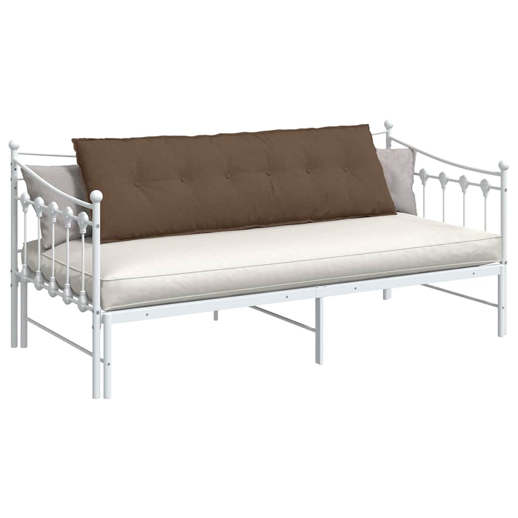 Cuscino per Schiena Marrone 160 x 19 x 50 cm Tessuto